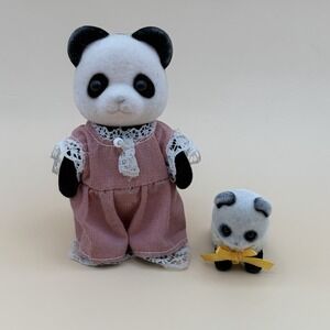Calico Critters Sylvanian Families Panda Baby & Mom